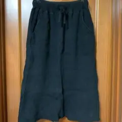 LOWRYS FARM  ロングタイトスカート　M 黒