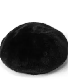 GRL ファーベレー帽　ブラック