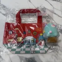 サンリオ ミニバッグ レッド ＆ ミニチュアツリー セット