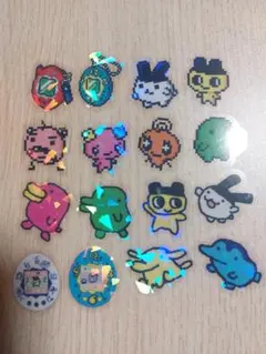 たまごっち フレークシール クリアシール おすそ分け 16枚