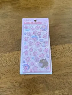 正規品 ボンボンドロップシール しずくちゃん うるおいちゃん ピンク