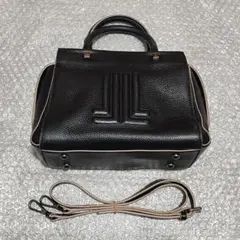 限定値下げ LANVIN en Bleu 2WAY ショルダーグレージュ レザー - メルカリ