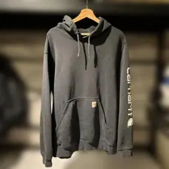 00s メキシコ製 Carhartt ブラック 黒 フーディー パーカー XL