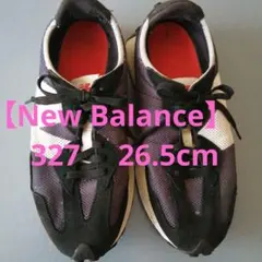 【New Balance】ニューバランス　 327 スニーカー 靴 26.5 黒