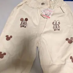 ミッキー・ミニー刺繍長ズボン