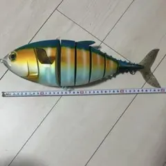 ぽ*助様 ジャイアントベイト 約40cm ゴールド・ブルーのサムネイル