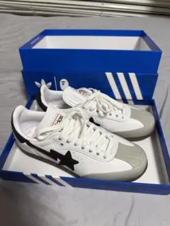 adidas samba × bape コラボ　スニーカー　22.5のサムネイル