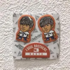 三代目 ガチャ NAOTO 2個セット ミニ付箋 カラビナキーホルダー ナオト