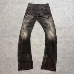 FUGA ダメージ加工 デニムパンツ ブラックのサムネイル