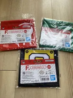 スーパーマリオ　一番くじ　F賞タオル3種セット　おまけつき