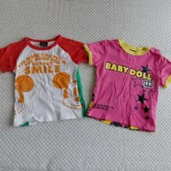 BABY DOLL ミッキーマウス Tシャツ 2枚セット サイズ80