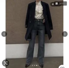 Ameri VINTAGE ブラックデニム　サイズ25のサムネイル