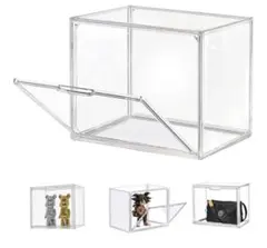 3BOXセット　透明フィギュアケース マグネット式
