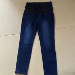 マタニティパンツ ダークブルー Lサイズ
