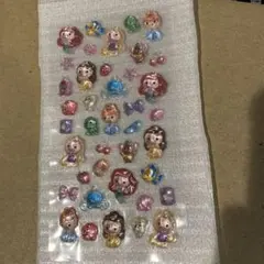 数量限定✨　ボンボンドロップシール　ディズニー　プリンセス　ぷっくり　うるちゅる