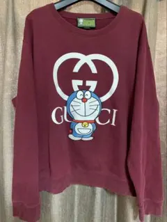 GUCCI ドラえもん トレーナー バーガンディ - メルカリ