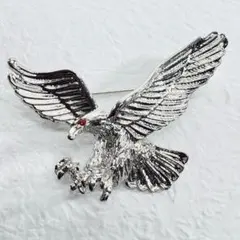 【ブローチ】イーグル ＊ 鳥 ワシ 鷲 シルバー