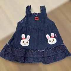 コ*ン様 ミキハウス　うさこ　ワンピース　80