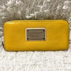マークバイマークジェイコブス　長財布 レザー　イエロー