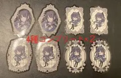 Ado ダイカットステッカー ラウンドワン限定 4種コンプリートセット×２