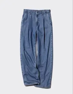 UNIQLO ドレープデニムタックパンツ