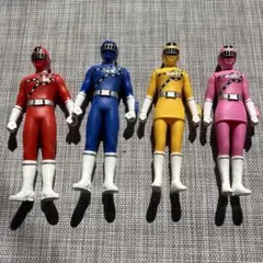 烈車戦隊トッキュウジャー　ソフビフィギュアセット17センチ 4体