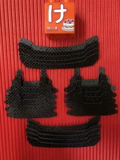 ミニ四駆 フロントステー(弓カーボン)10枚 + リヤブレーキステー10枚セット