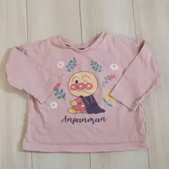 アンパンマン ピンク ロングTシャツ サイズ90