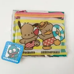 はぴだんぶい スシロー ファスナーポーチ ポチャッコ ペックル