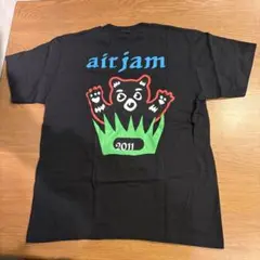 人気 AIR JAM 2011 半袖 Tシャツ M ブラック ベアバンドT