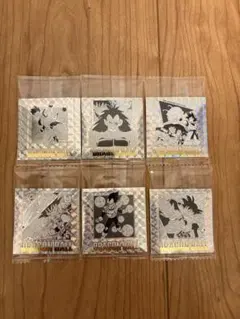 ドラゴンボールウエハース　40周年　シール　6枚セット