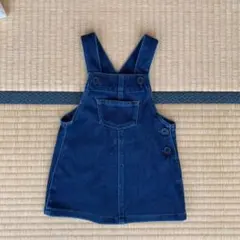 デニム ジャンパースカート 80