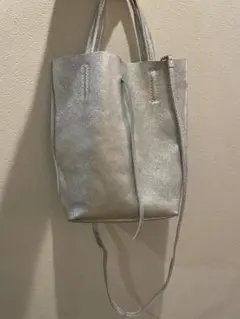 シルバー ショルダーバッグ　MARLON FIRENZE 2way トート
