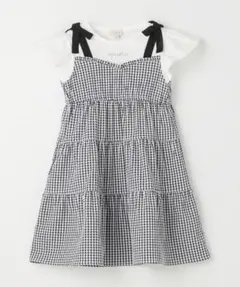 any FAM ギンガムチェック ワンピース 130cm