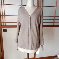 MAYSON GREY　 Vネック 七分袖カーディガン