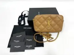 YSL サンローラン ベッキー 608941 ショルダーバッグ ベージュのサムネイル