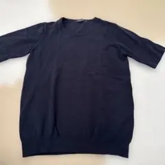 AMERICAN HOLLY ネイビー 半袖ニット M