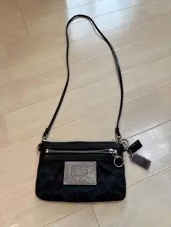 COACH Poppy ショルダーバッグ ブラック