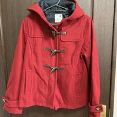earth music&ecology 赤 ダッフルコート Mサイズのサムネイル