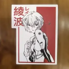 EVANGELION エヴァンゲリオン 綾波レイ ロゴ入り ステッカー シール