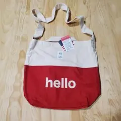 DEMI DEMI 2WAYバッグ HELLO ハロー レッド キャンバスのサムネイル