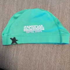 セントラルスポーツ　プール　グリーン　緑　キャップ　帽子