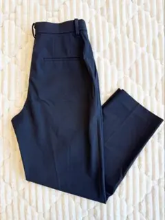 【美品】ユニクロ　スマートアンクルパンツ　ネイビー　Mサイズ