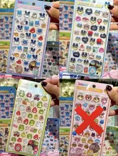 たまごっち ボンボン風ドロップシール 3枚セット