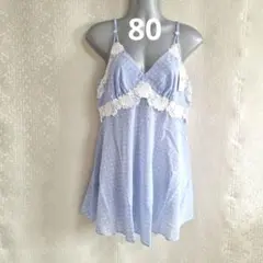 ワコール　トレフル　スリップ　80/70　ドット水玉　ブルーのサムネイル