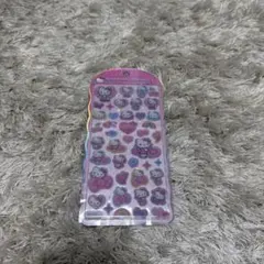 サンリオ コットンパフィーシール ハローキティヒョウ柄