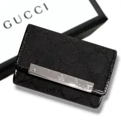GUCCI グッチ レザー 6連 キーケース 黒 ユニセックス | Mercari