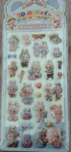 BONBON DROP 3Dリリーフシール 24枚入り