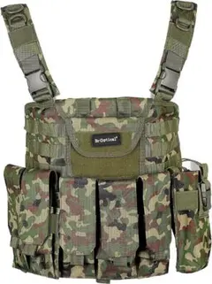 陸上自衛隊 自衛隊 迷彩 チェストリグ 調整可能 ベスト 弾帯