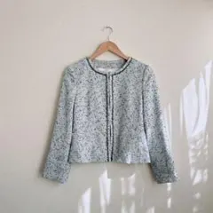 美品　アンタイトル　ノーカラージャケット　ツイード　2 セレモニー　スーツ